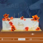 Bolo Rectangular de Aniversário