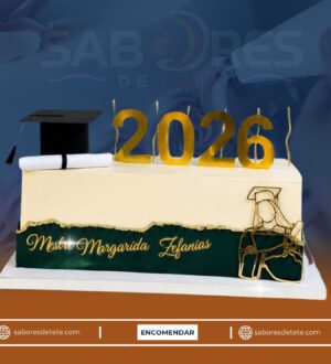 Bolo Rectangular de Graduação