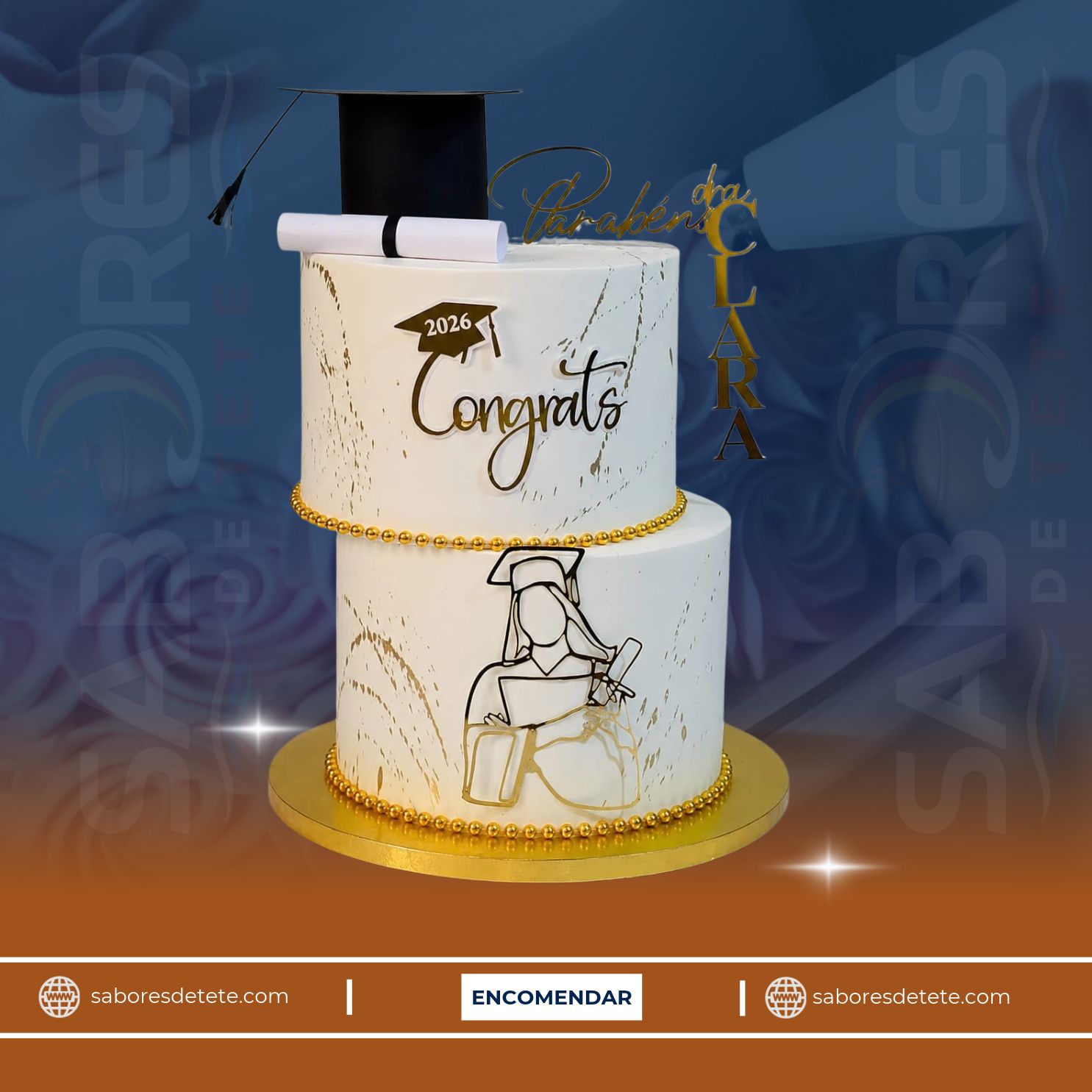 Bolo de Graduação
