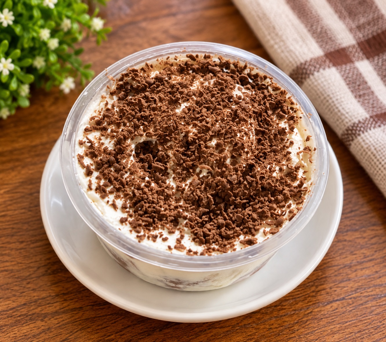 Pote de Mousse de Malambe com Chocolate